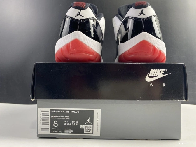 Low Jordan Air Bred 11 Retro AV2187-160 Concord 0731